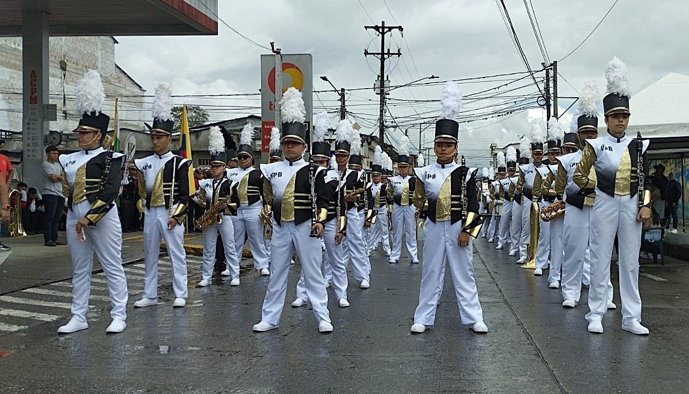Triunfo de la Banda Músico Marcial del Colegio de la UPB en Calarcá, Quindío
