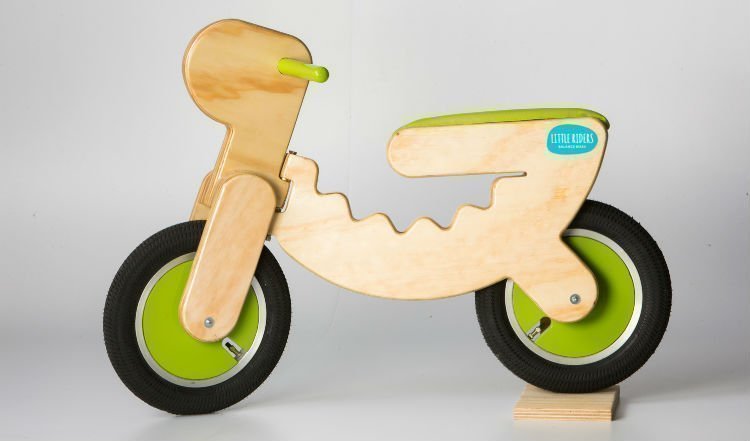 Bicicleta miniatura en madera