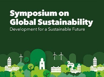 Afiche Symposium on Global Sustainability: Development for a Sustainable Future