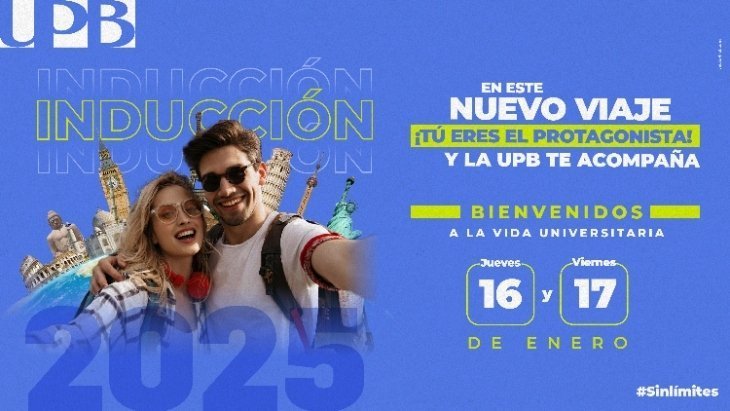 E-card con información de inducción para el 1er semestre de 2025