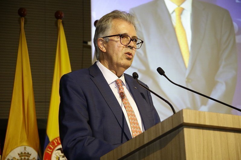 Jaime Arrubla Paucar, decano de la Escuela de Derecho y Ciencias Políticas, uno de los firmantes de la denuncia ante la CPI.