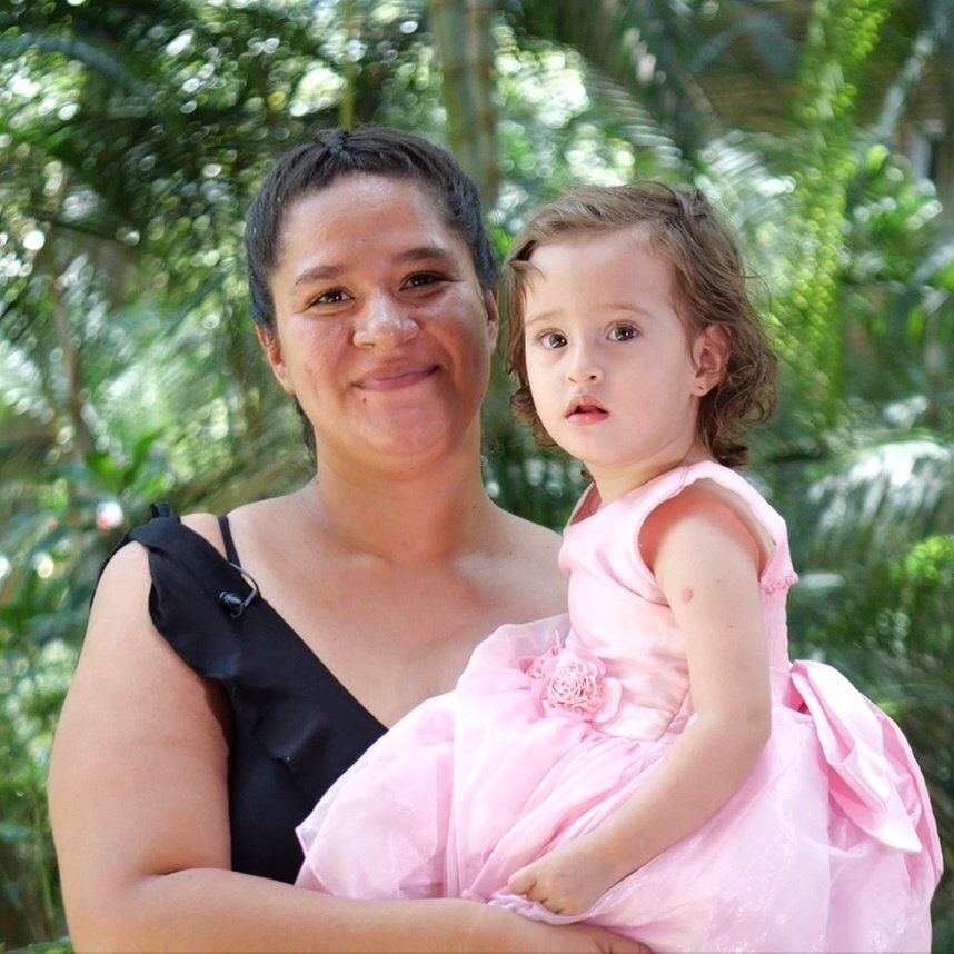 Foto de Leidy Johana Alzate, madre del Programa Milagros de Vida