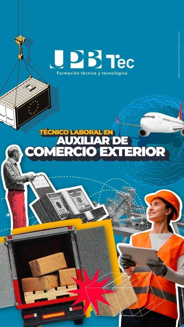 Folleto del TEC en Auxiliar de Comercio Exterior  