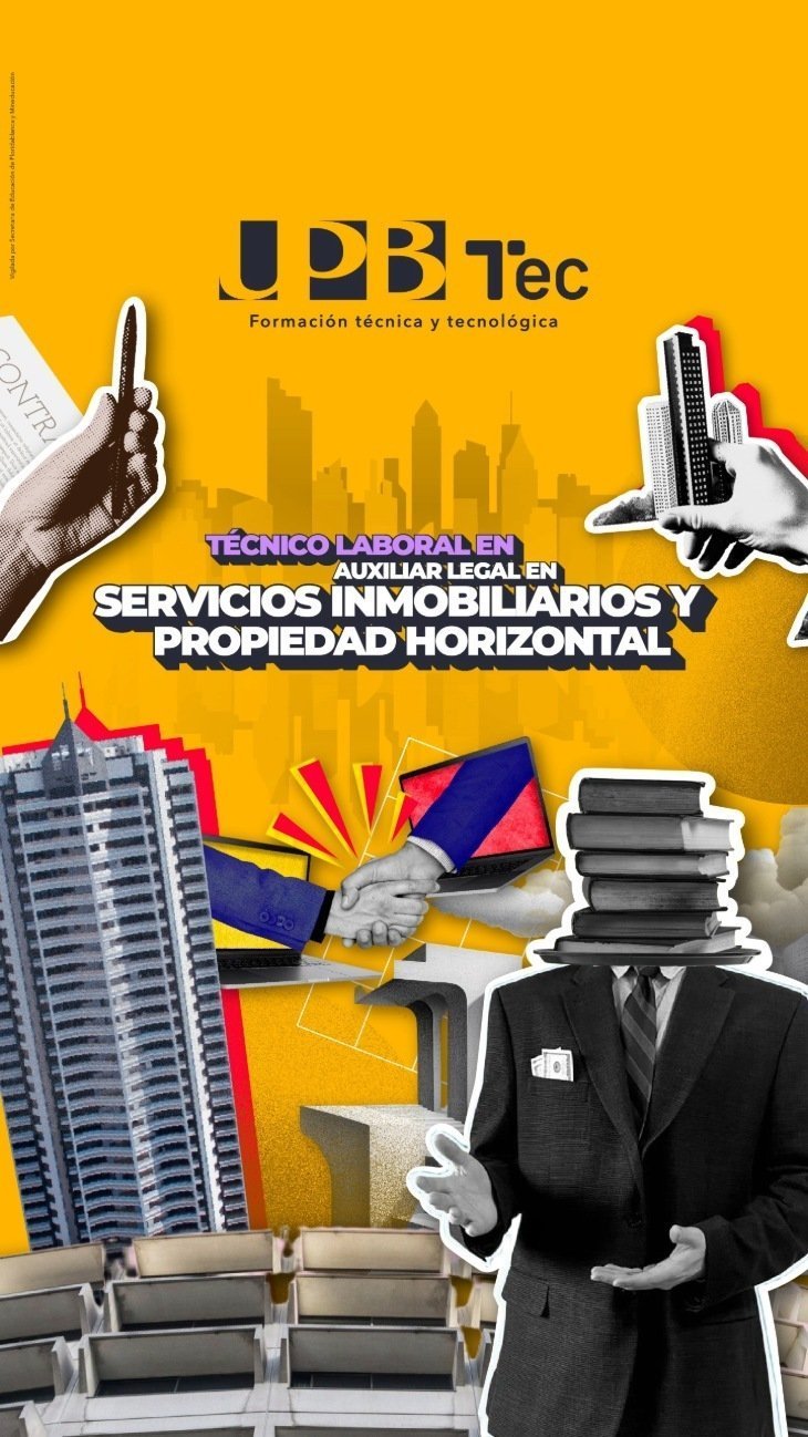 Técnico Laboral en Auxiliar Legal en Servicios Inmobiliarios y Propiedad Horizontal Folleto