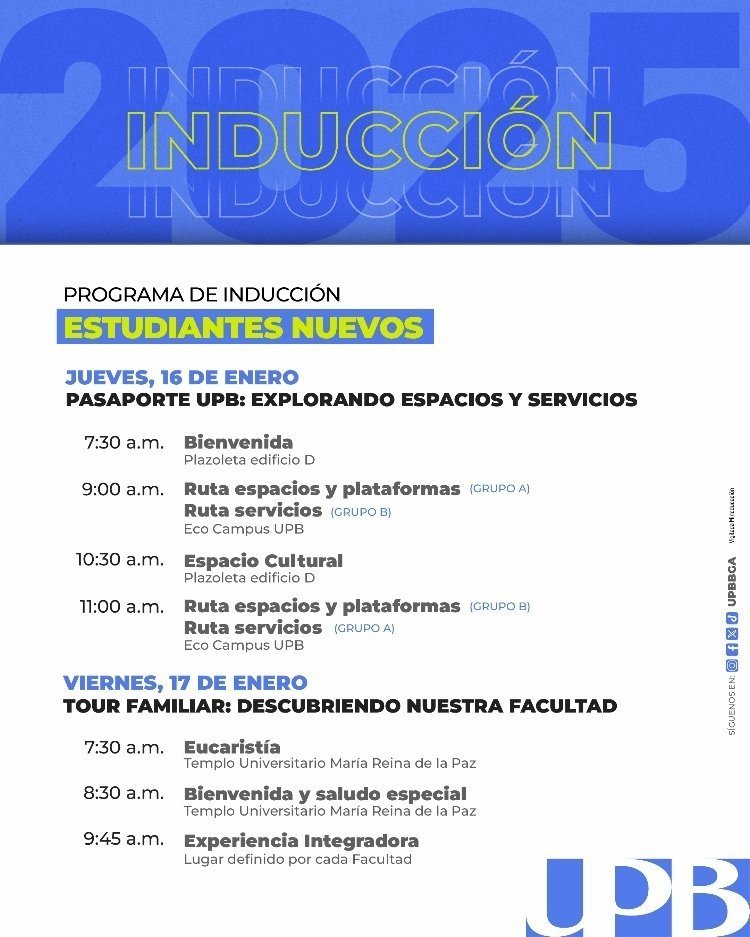 E-car inducción vida universitaria UPB BGA